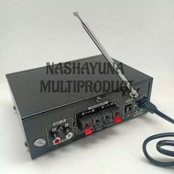 POWER AMPLIFIER/AMPLI MINI FLECO AK-698BT BLUETOOTH/RADIOFM/MP3/AUX KUALITAS TERBAIK