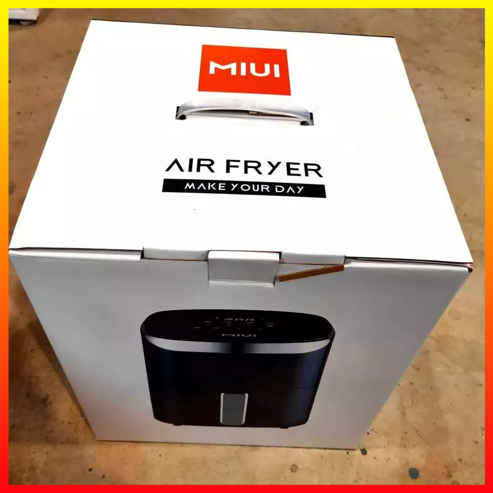 Mesin Alat Penggoreng Udara Layar Sentuh LED Indikator Anti Lengket Air Fryer 4.5L MIUI - WIHZ01BL