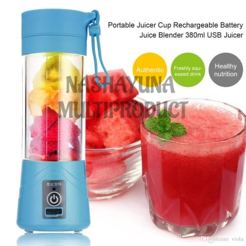 BLENDER PORTABLE SERBAGUNA HM-03 DILENGKAPI 4 MATA PISAU SUPER TAJAM