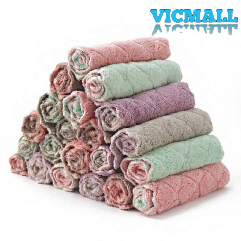 VICMALL - Kain Lap Anti Minyak uk 27x16cm Warna