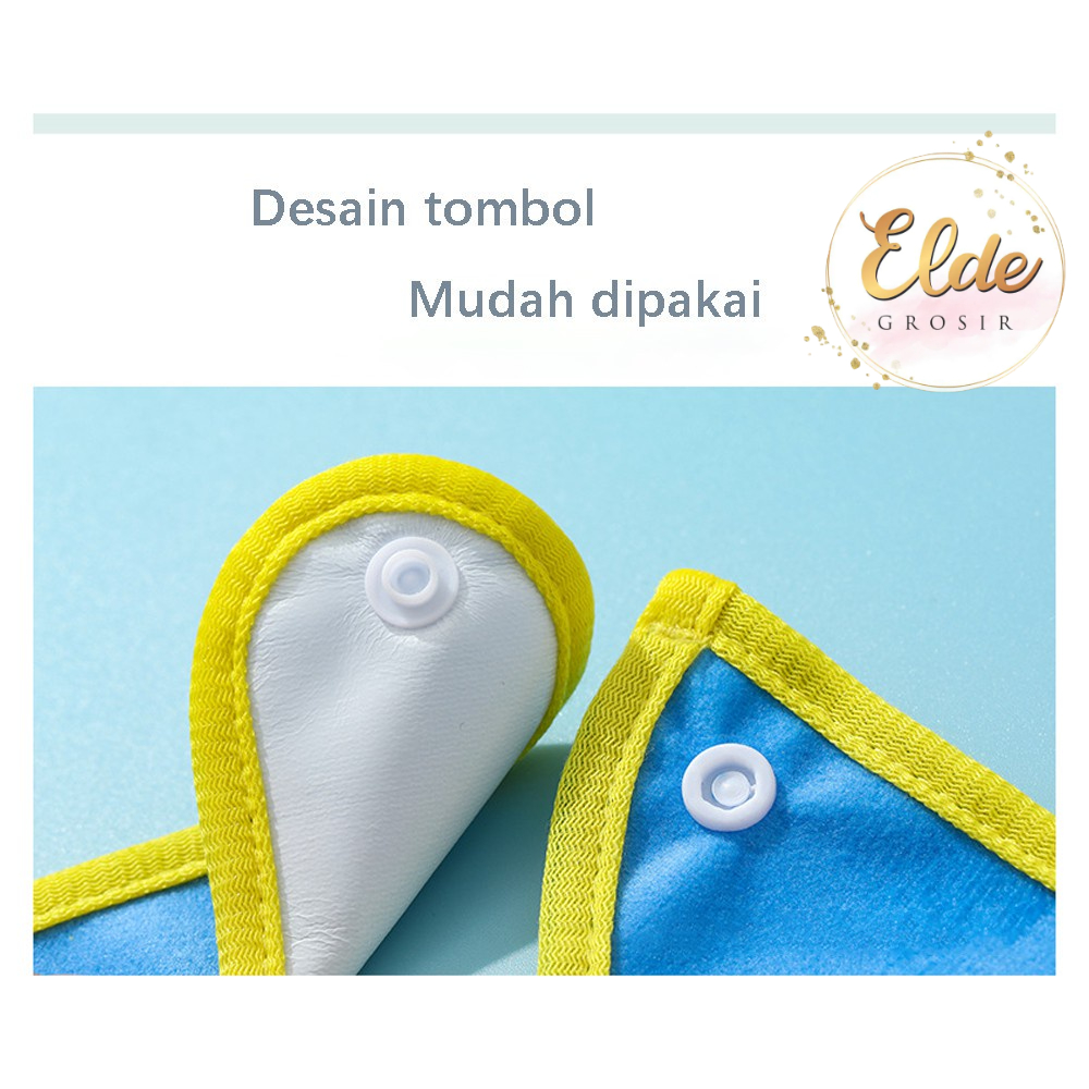 ELDE - Slabber Anak waterproof / Celemek Anak Murah bib Anak Import