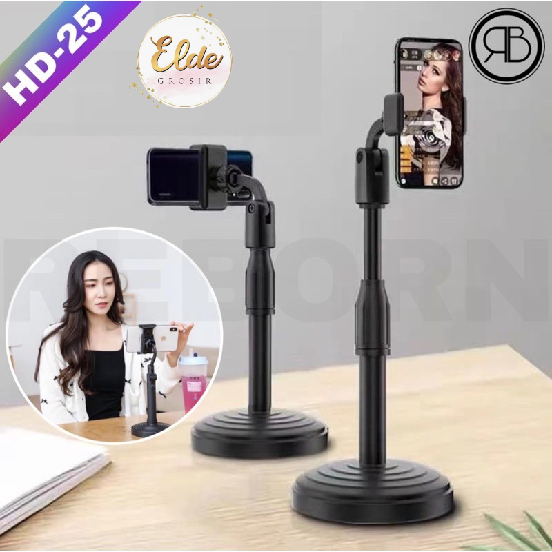 ELDE - HOLDER HP MEJA PHONE HOLDER HD25 STABD HP UNIVERSAL / stand phone