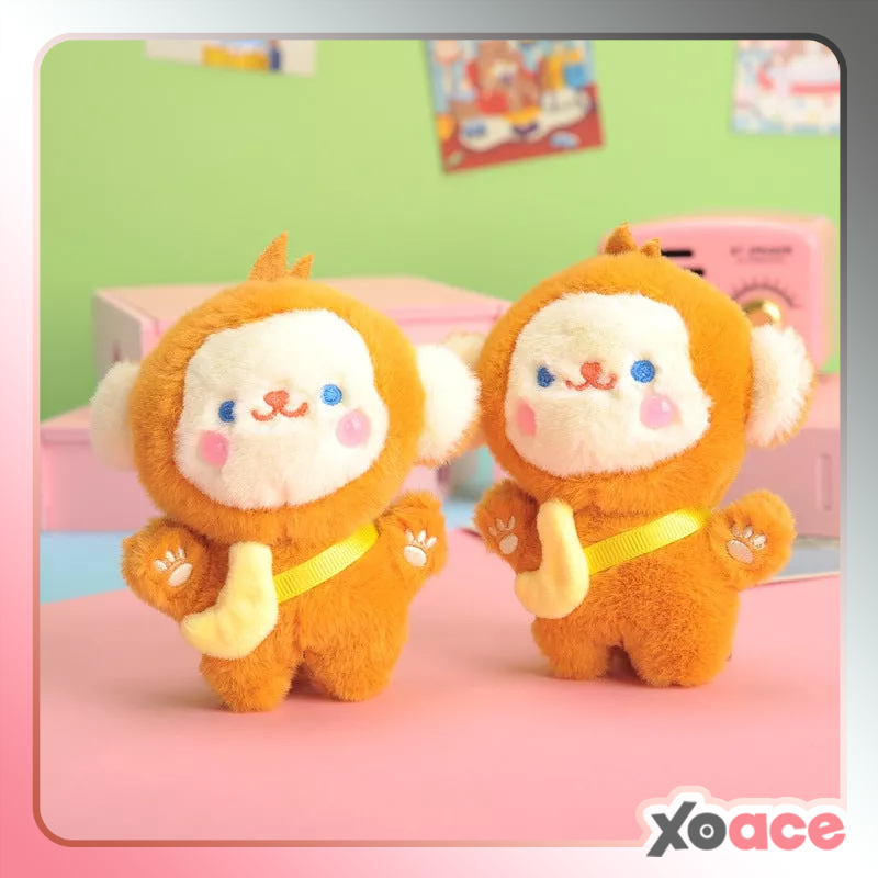 Gantungan Boneka Monyet Lucu Tas Pisang Souvenir Hampers MCEW4493