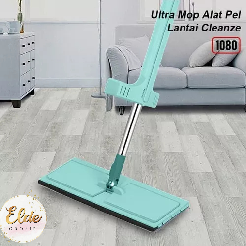 ELDE - Alat Pel Lantai Tarik/Alat Pel Ultra Mop Cleanze Green