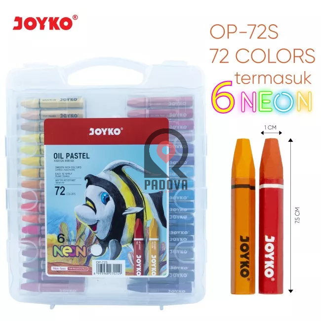 

Crayon Joyko Oil Pastel 72 Warna