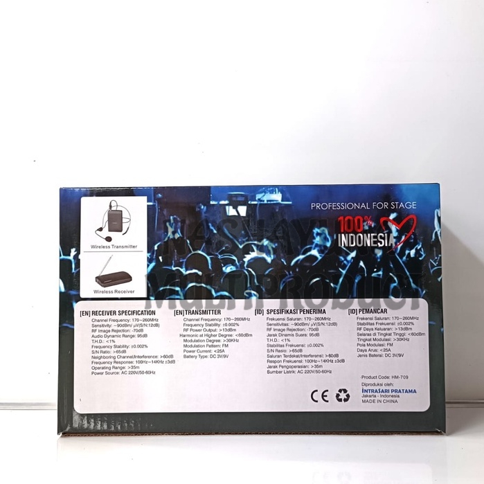 [BAYAR DI TEMPAT] MICROPHONE SINGLE WIRELESS HOMIC HM-298 ( MIC BAHAN METAL ) ORIGINAL