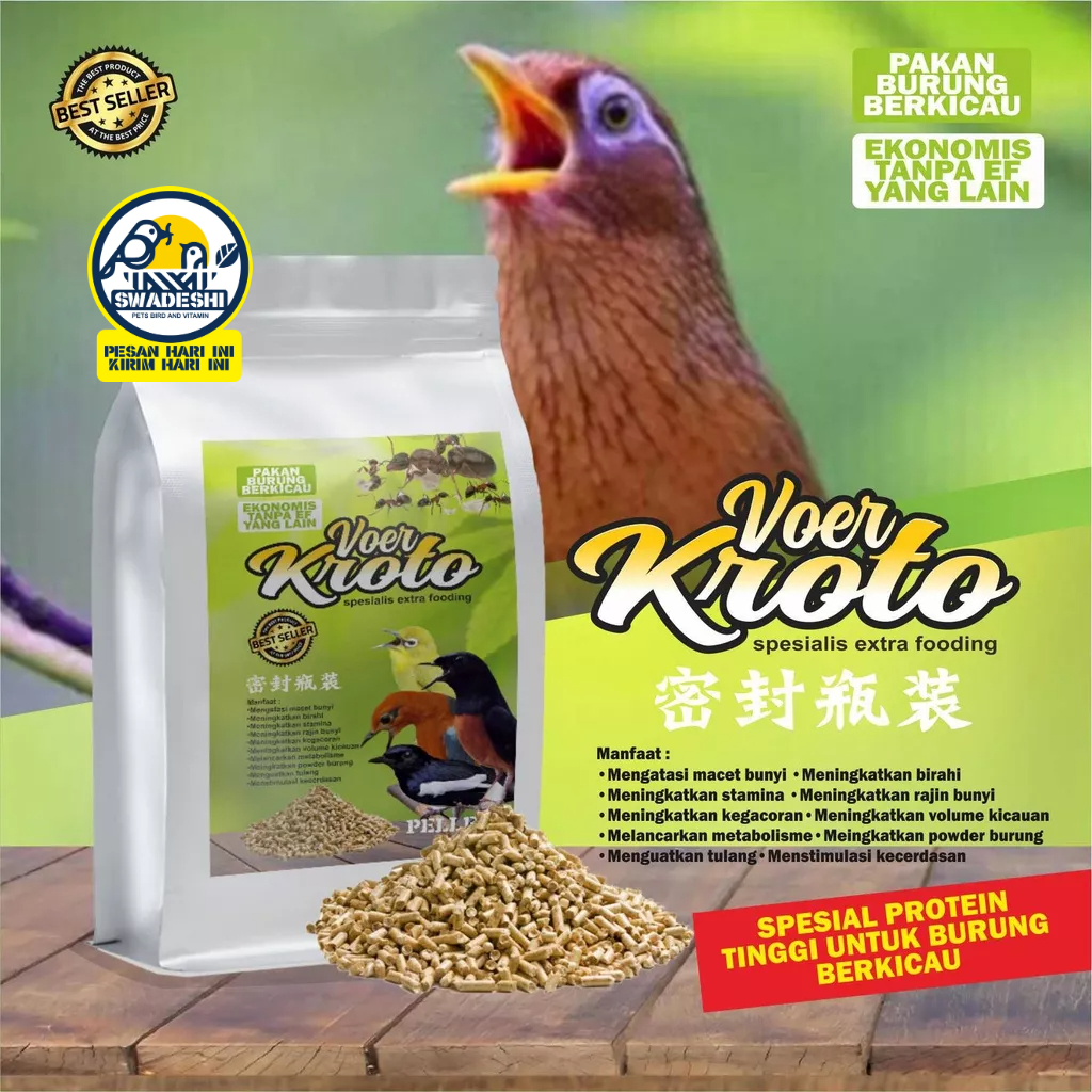 VOER KROTO SPESIAL WAMBI BIKIN CEPAT GACOR MONCER 250g