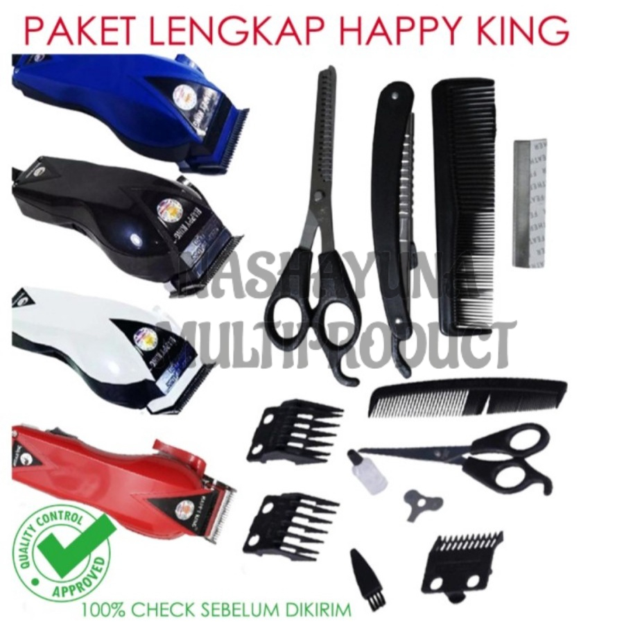 MESIN CUKUR RAMBUT PROCLIPPER LISTRIK HAPPYKING HK-900 DILENGKAPI MATA PISAU SUPER TAJAM