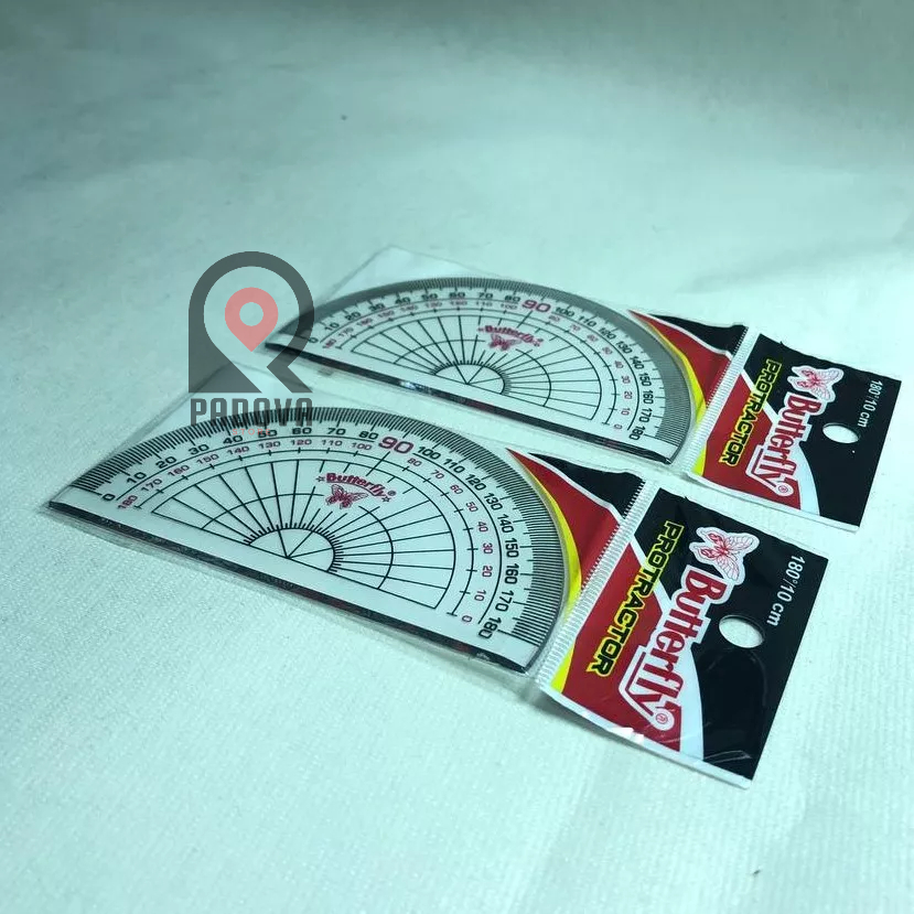 

Penggaris Busur Butterfly 180 Derajat