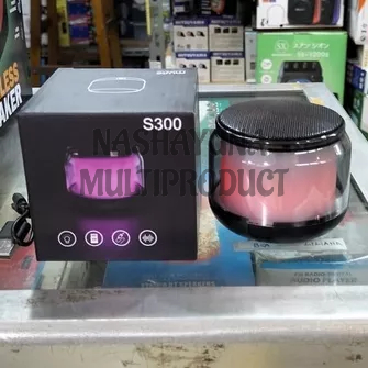 SPEAKER MINI BLUETOOTH S300 DILENGKAPI LED SUARA EXTRA BASS