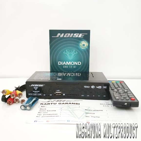 [BAYAR DI TEMPAT] DIGITAL TV SET TOP BOX DVBT 2 NOISE DIAMOND EWS READY