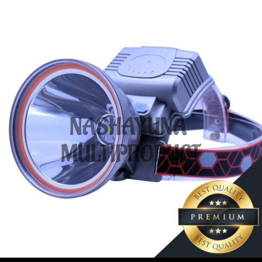 Senter Kepala Headlamp Aoki 80 Watt AK-S080 Cahaya Putih Waterproof