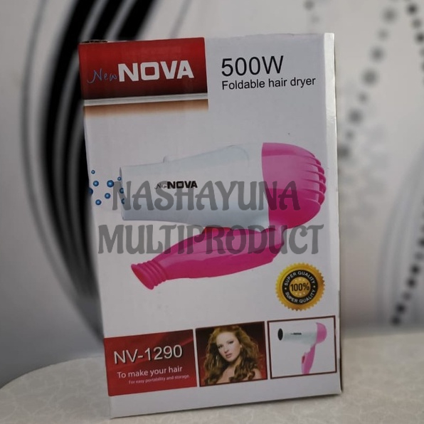 [PROMO] HAIR DRYER LIPAT NOVA N-1290 1000 W FOLDABLE PRAKTIS DIGUNAKAN