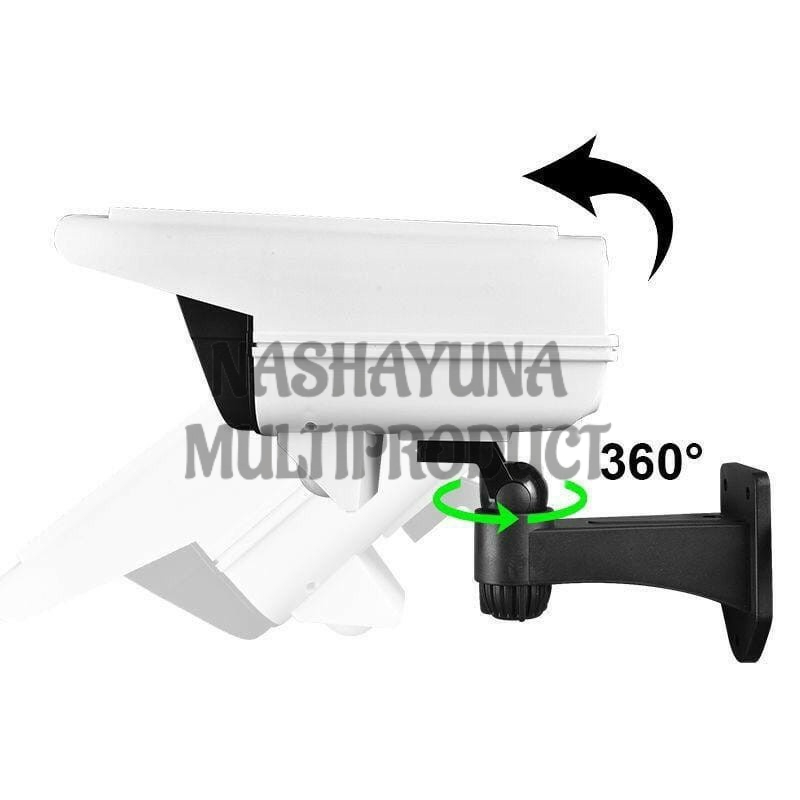 LAMPU TENAGA SURYA IP 65 BENTUK CCTV DILENGKAPI SOLAR PANEL DAN REMOT CONTROL