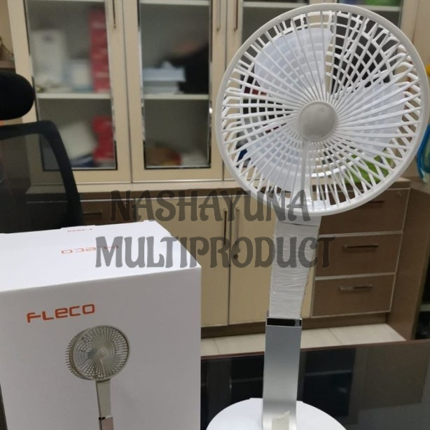[BAYAR DI TEMPAT] KIPAS ANGIN LIPAT PORTABLE ORIGINAL FLECO F-2020 DILENGKAPI EMERGANCY LAMP KUALITAS TERBAIK