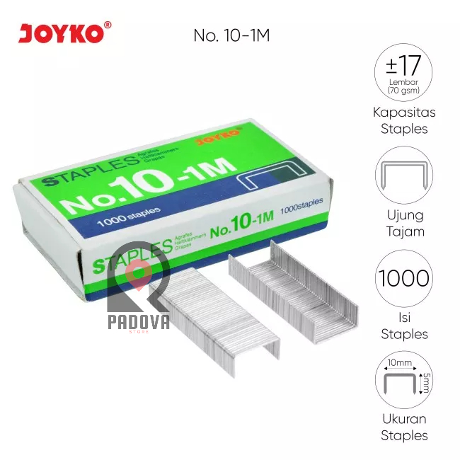 

Staples / Isi Cekrekan / Isi Stapler Kecil Joyko No.10-1M