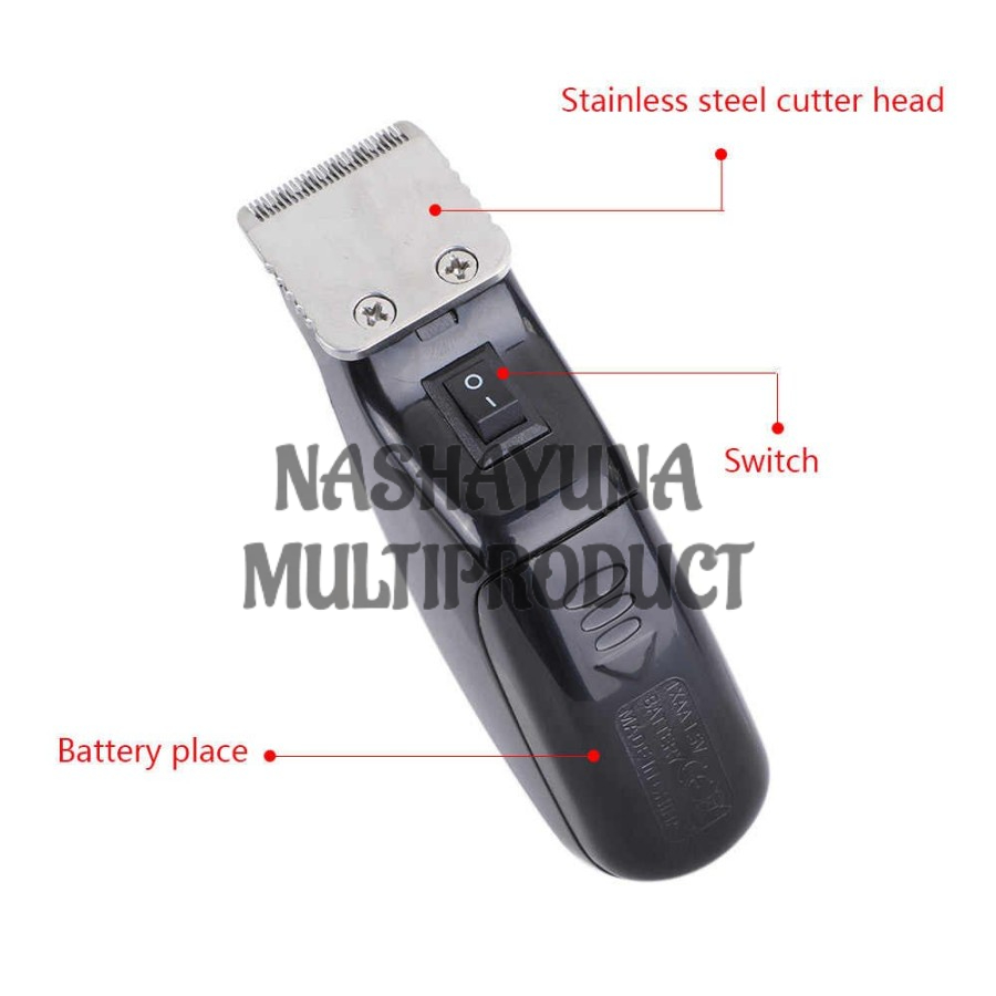 [BAYAR DITEMPAT]Alat Cukur Rambut Kemei KM-666 Mini Elektrik Hair Clipper Berkualitas