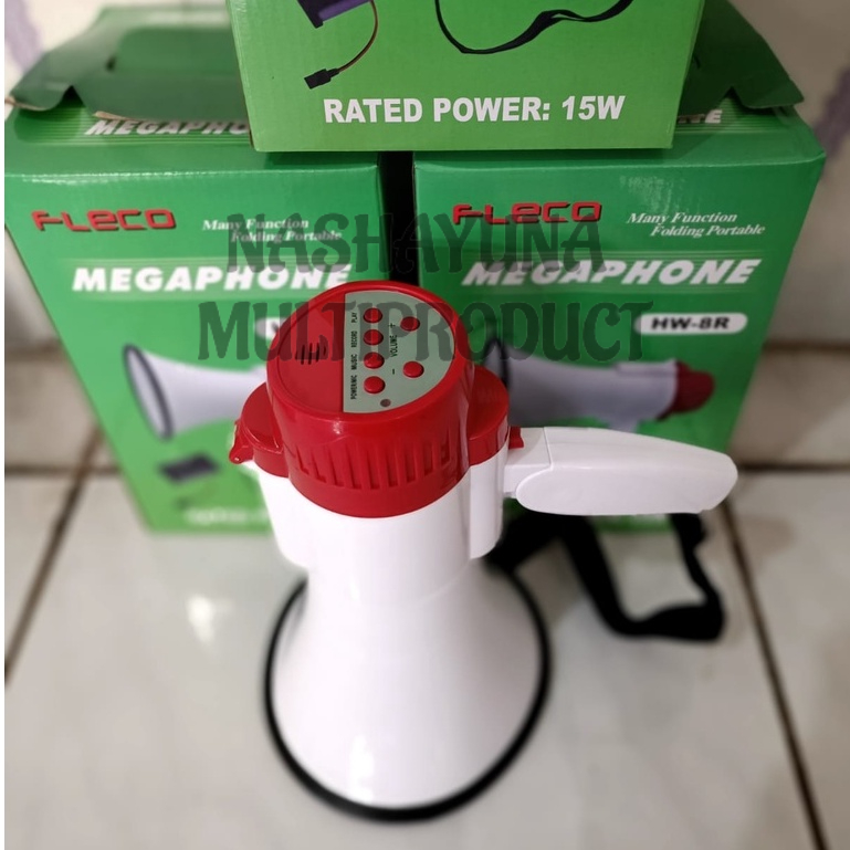 [PROMO HEBOH] MEGAPHONE FLECO HW-8R BISA MEREKAM GRATIS CAS DAN BATERAI