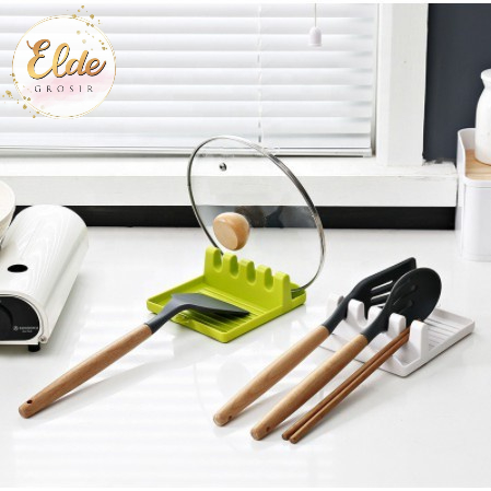 ELDE - Tatakan Spatula Rack Perlengkapan Alat Dapur