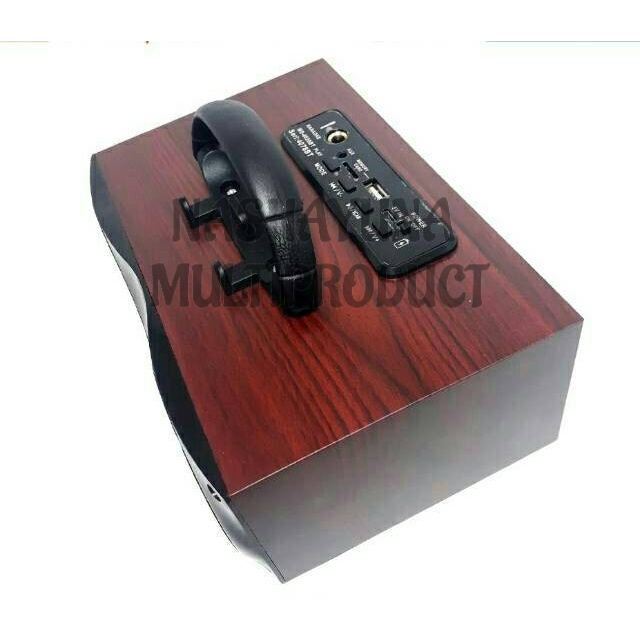 SPEAKER BLUETOOH MITSUYAMA MOTIF KAYU