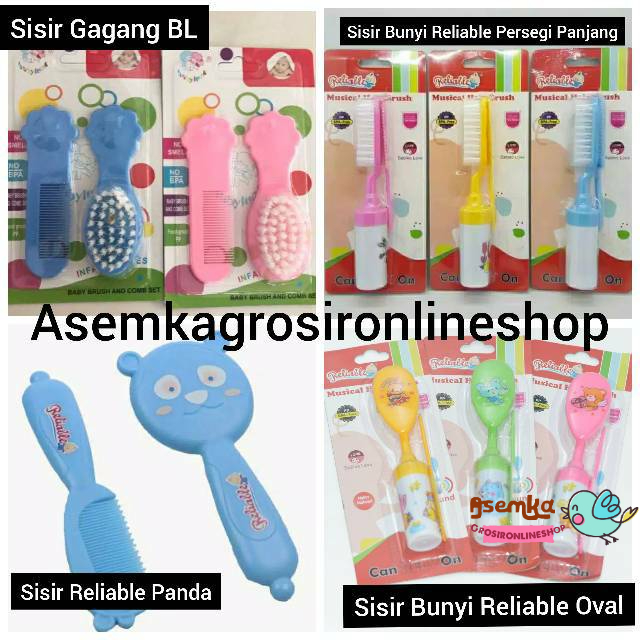 ANEKA SISIR BAYI BUNYI BIASA RELIABLE MOTIF PANDA LEBAH