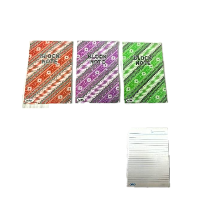 

Block note batik nariko/orista