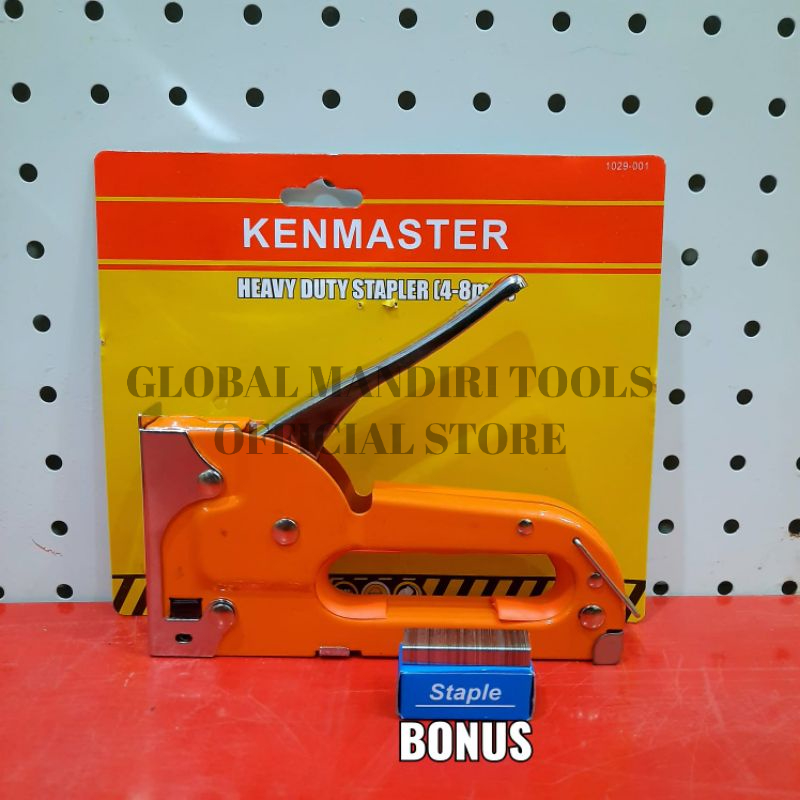 

Stapler Gun Tacker Kenmaster 4-8mm Alat Staples Tembak Hekter Jok