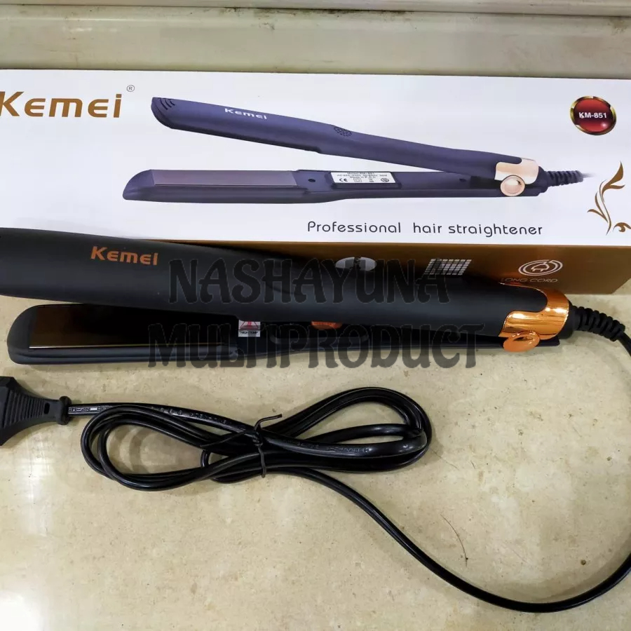 CATOKAN KEMEI KM-851 PELURUS RAMBUT BERKUALITAS