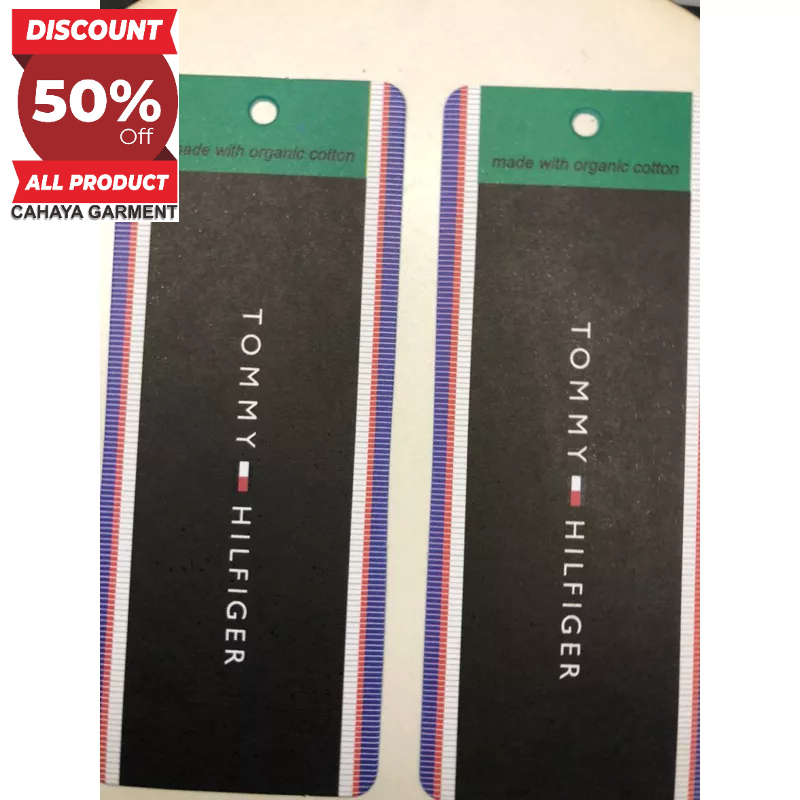 

TOMMY HILFIGER TAG ONE FACE PREMIUM CO 1X DI KIRIM 600PCS