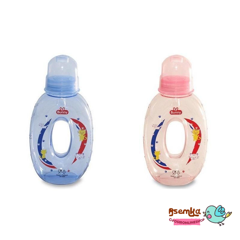 Botol susu UMIX Donat Dodo Lusty Bunny Bolong Tengah 240ml ring polos