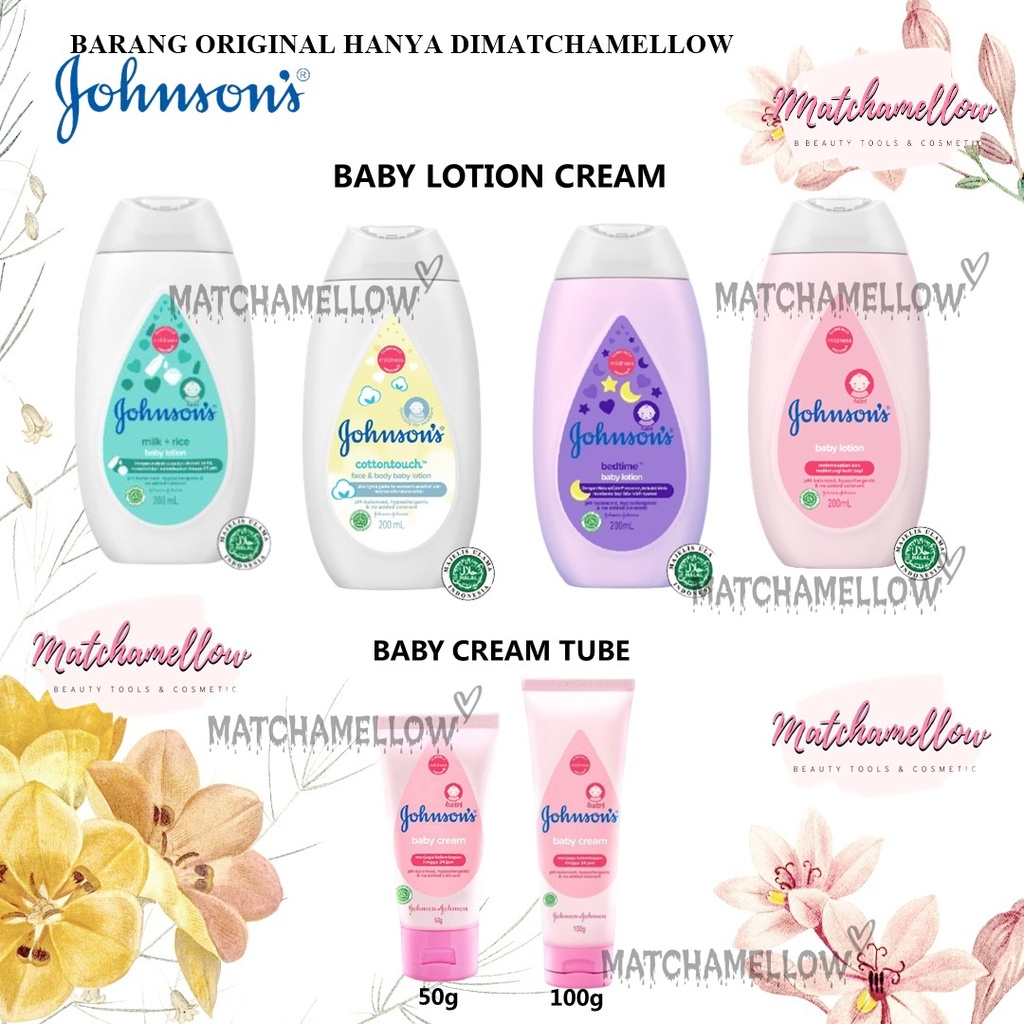 ❄️MATCHA❄️ JOHNSON'S BABY LOTION CREAM TUBE