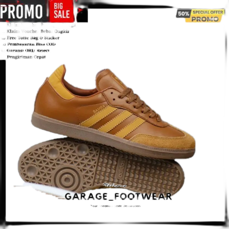 PROMO ADIDAS SAMBA OG BROWN ORIGINAL