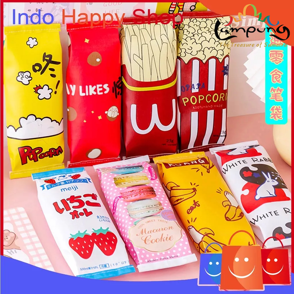 ⭐️𝐈𝐇𝐒 𝟔𝟑𝟒 𝐋𝐚𝐦𝐩𝐮𝐧𝐠⭐️Tempat Pensil Fashion Japanese Tas Pensil Unik Kotak Pensil Lucu