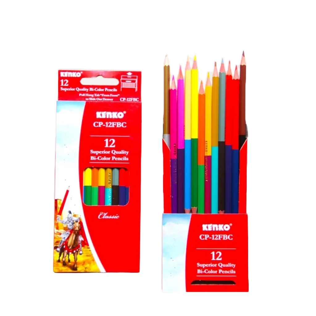

Kenko Pensil Bi Color 12 warna/18 warna