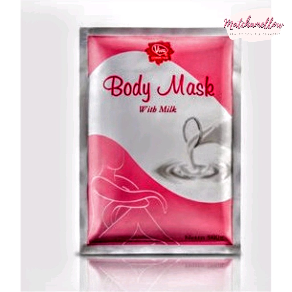 ❄️MATCHA❄️ VIVA BODY MASK WITH MILK - MASKER TUBUH SUSU ORIGINAL BPOM 500GR