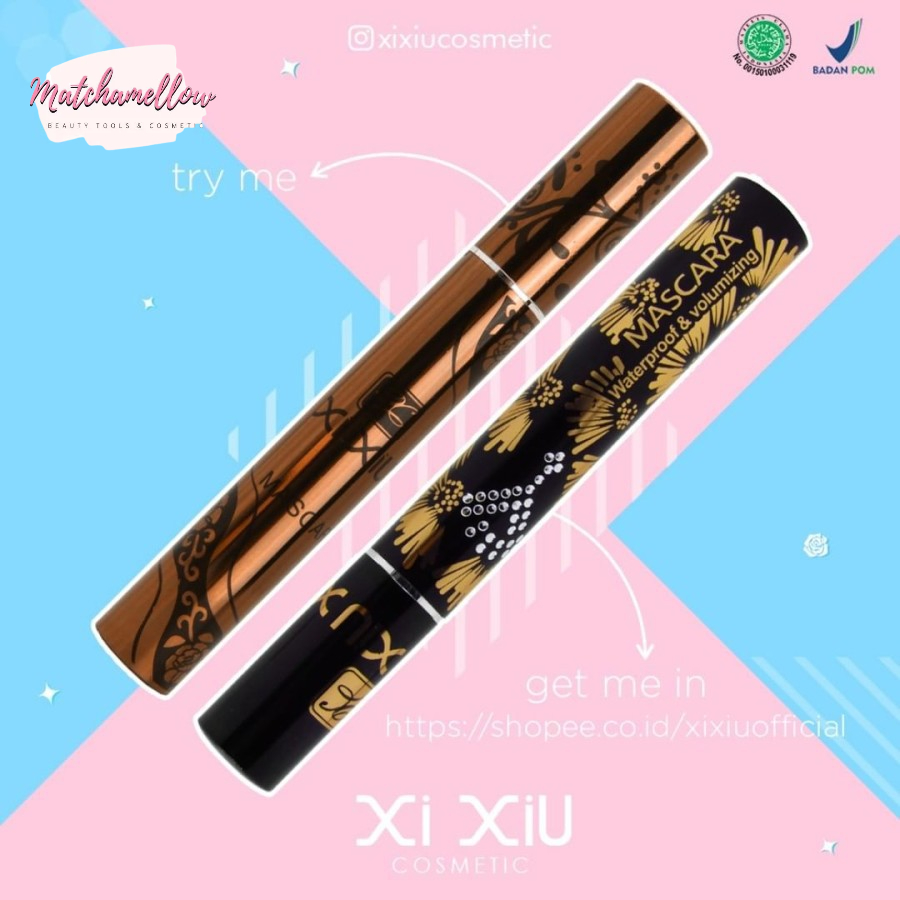 ❄️MATCHA❄️ XI XIU LOVELY MASCARA DIVINE - WATERPROOF MASCARA VOLUMIZING BPOM