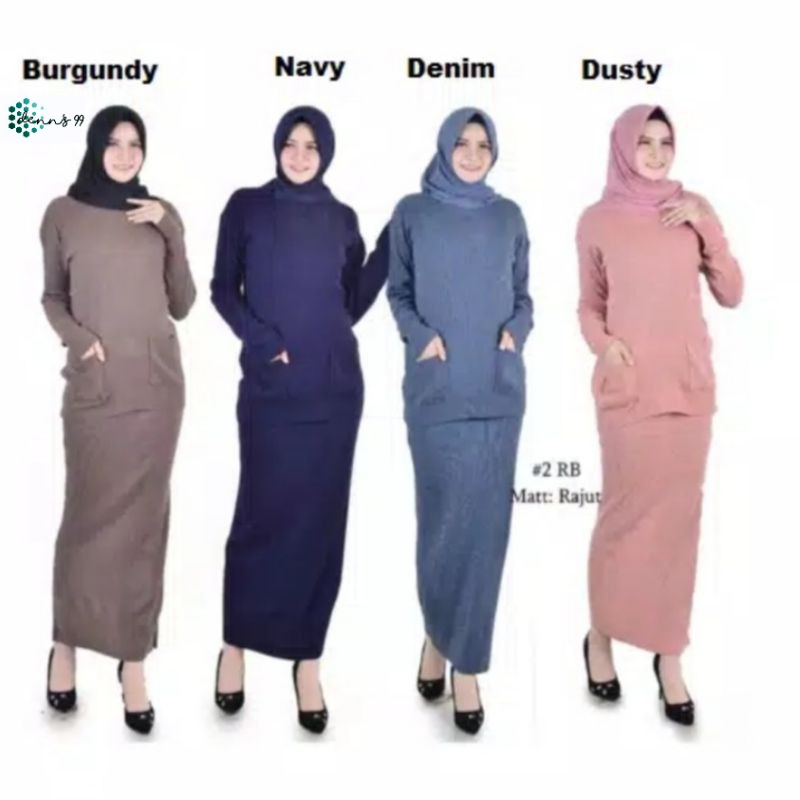 STELAN RAJUT BOXY / STELAN BOXY / STELAN WANITA / BAJU+ROK