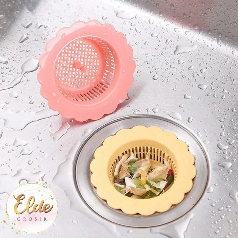 ELDE - Saringan Sampah BAK CUCI PIRING PVC / Saringan Afur Wastafel Dapur