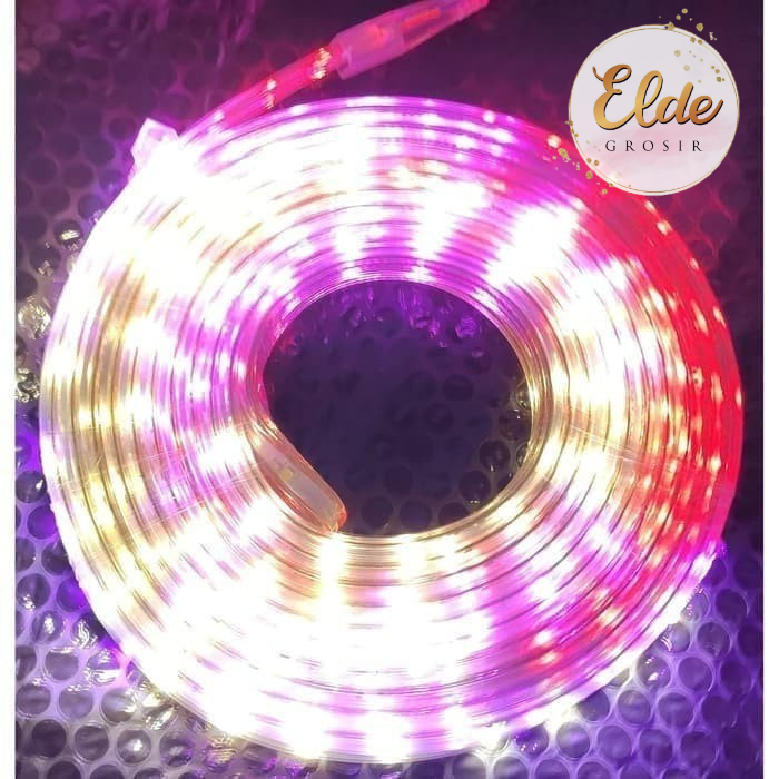 ELDE - Lampu Selang RGB Rainbow LED Strip - LED Strip RGB Warna Warni 3528 220V