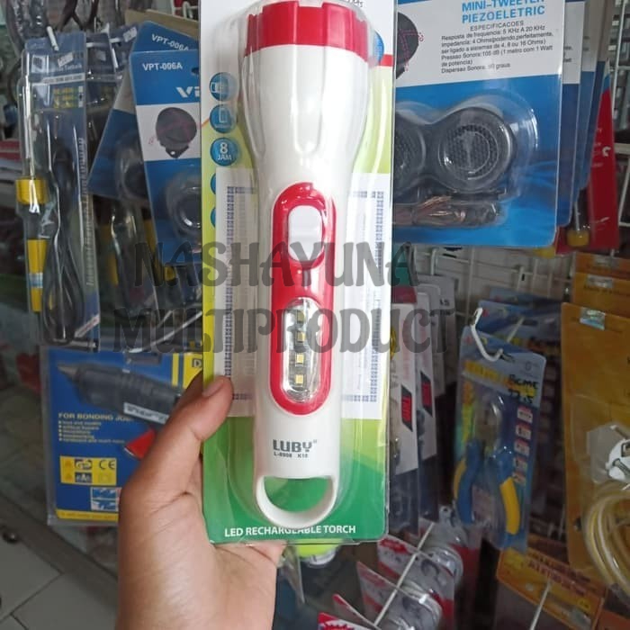 SENTER JARAK JAUH LUBY L-8909 2IN1 TAHAN HINGGA 8 JAM