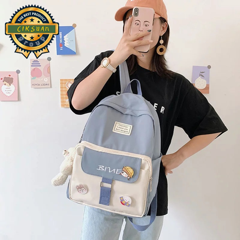 TURUN HARGA Tas Ransel Anak Sekolah Terbaru 2023 / Ransel Sekolah Fashion Korea Terbaru / Tas ransel