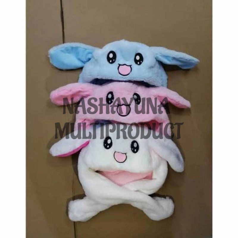 Promo Terbaru!!! Topi boneka bunny Hat cantik Karakter bunny dancing/Sesuai Stok