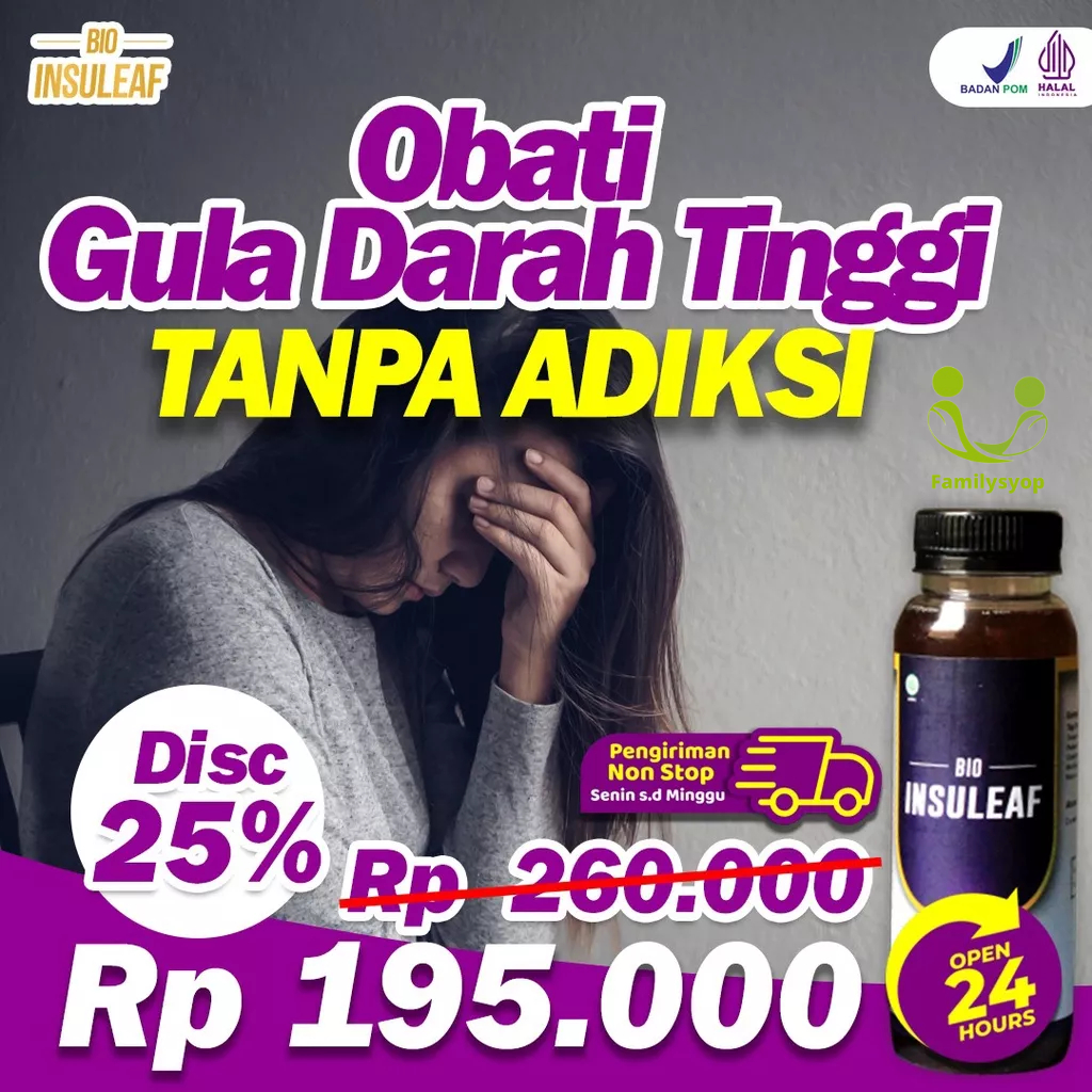 𝐃𝐈𝐒𝐓𝐑𝐈𝐁𝐔𝐓𝐎𝐑 Bio Insuleaf Atasi Kencing Manis Diabetes Gula Darah Tinggi Kolesterol Asam Urat