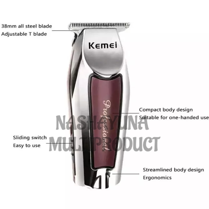 CUKUR RAMBUT KEMEI KM-9163 HAIR CLIPPER TRIMMER ALAT CUKUR PRAKTIS