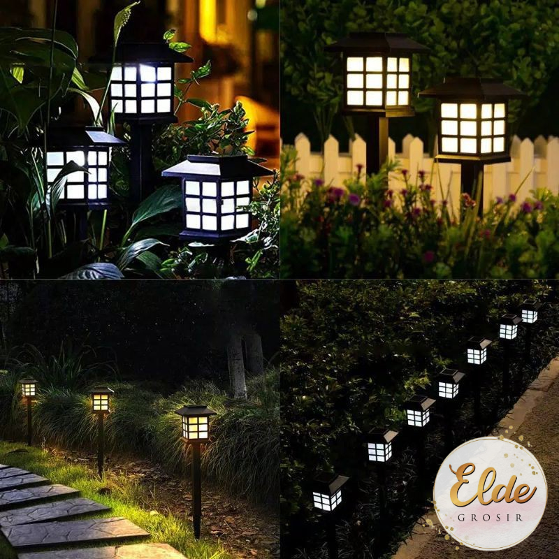 ELDE - LAMPU TAMAN JEPANG TENAGA MATAHARI/ MINIATUR LAMPU TAMAN