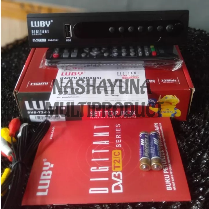 SET TOP BOX TV DIGITAL PREMIUM EDITION LUBY DVB-T2-01 STB