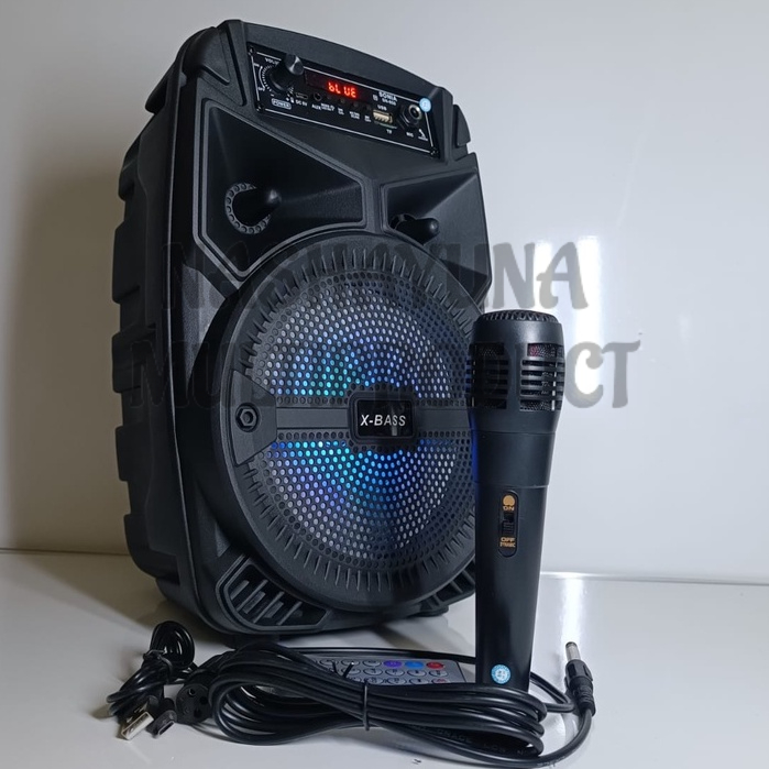 SPEAKER KARAOKE BLUETOOTH SONIA SN-850 MP3/RADIOFM GRATIS MICROPHONE + REMOT