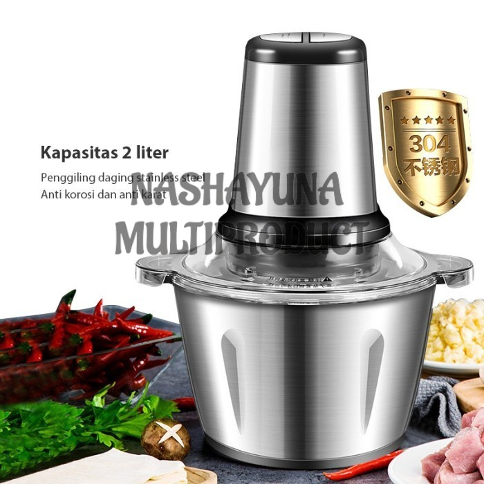 Blender Daging Stainless Steel Chooper SX 685 Penggiling Daging Coper - Stainles Steel