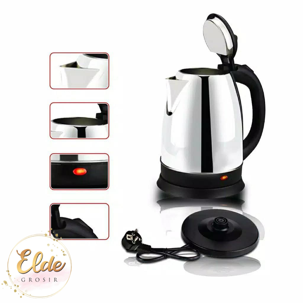 ELDE - 2 LITER - TEKO LISTRIK PEMANAS AIR KETTLE LISTRIK CERET PEMANAS AIR ELECTRIC KETTLE