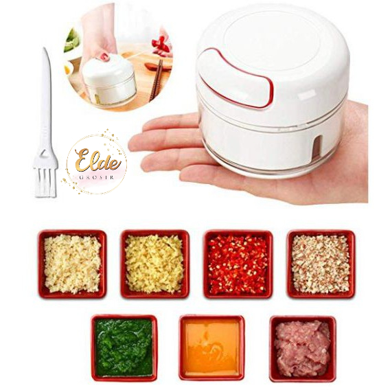 MGA - Blender CAS / Tarik Tangan Manual Mini Speedy Chopper Gilingan Penghalus Bumbu Daging Bawang Blender Portabel Elektrik Tanpa Kabel / Mini Chopper 250ML BLENDER CAS PENGHANCUR BUMBU BAWANG